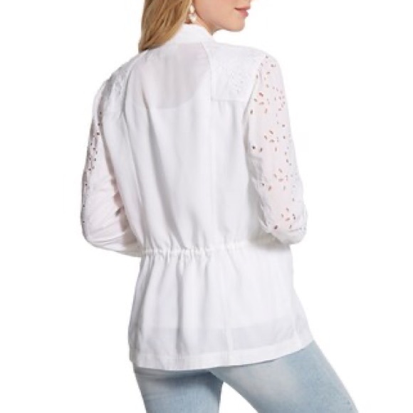 Chico’s Easy Eyelet Utility Jacket Boho - Picture 3 of 9